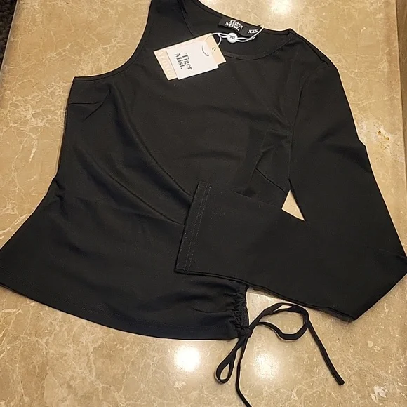 Emelia Side Detail Asymmetrical Top by Tiger Mist,  XXS - Picture 14 of 16